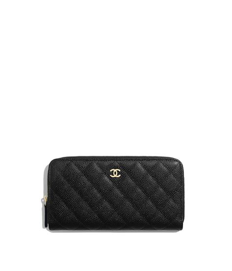 chanel zip wallet on chain|Chanel long zipped wallet.